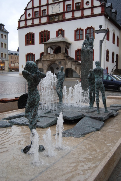 König-Albert-Brunnen in Plauen, Foto: Mandos-Feldmann